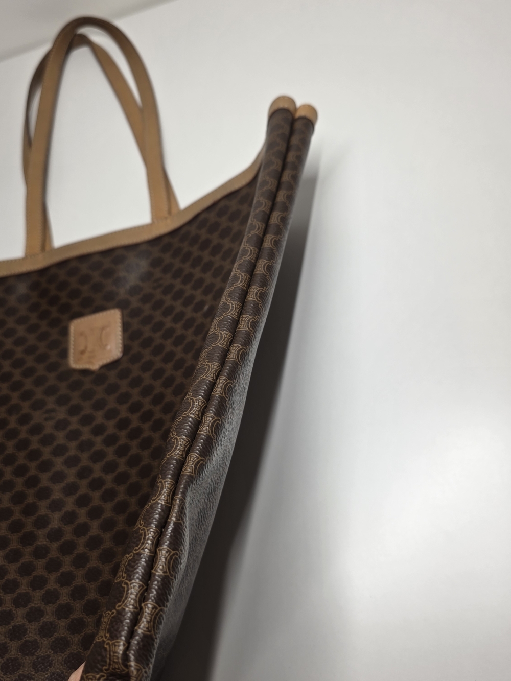 Vintage CELINE MACADAM Tote Bag - Picture 6 of 16